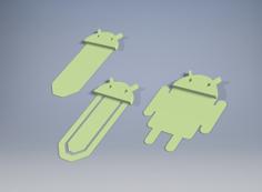 Android Bookmark 3D Printer Model