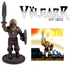 Volgarr The Viking 3D Printer Model