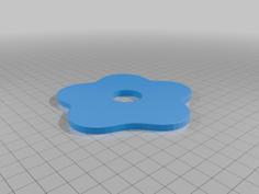 Flower Coaster 3D Printer Model