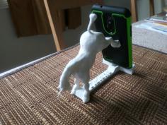 Unicorn Cell Phone Stand 3D Printer Model