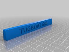 Tugboat 686 Stand – Remix 3D Printer Model