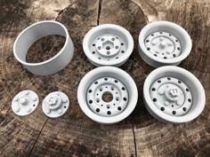 R/C Willys Rims 1.9 (Beadlock) 3D Printer Model