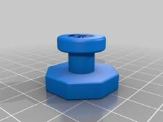 Modern Knob 3D Printer Model