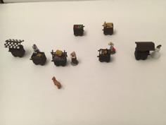 Miniature Medieval Food Carts 2nd Edition 3D Printer Model