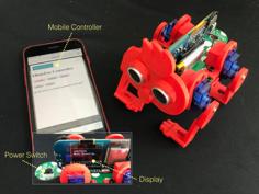 4-Legged Walking Robot 3D Printer Model