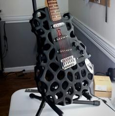 The Black Widow 3D Printed Guitar 3D Printer Model