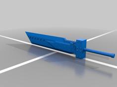 Final Fantasy Buster Sword 3D Printer Model