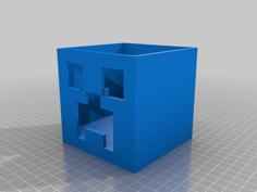 Minecraft Creeper Pen Holder 3D Printer Model