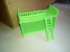 Bunk Bed 100mm 3D Printer Model