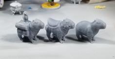 Capybara Companions 3D Printer Model