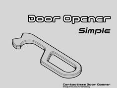 Door Opener Simple 3D Printer Model