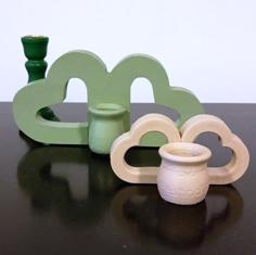 Christmas Candle Holder 3D Printer Model