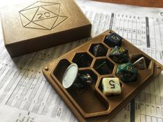 Dice Holder + Mini Case With Rolling Tray 3D Printer Model