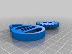 BMW GEAR KEY CHAIN 3D Printer Model