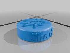 San Jose Sharks Hockey Puck 3D Printer Model