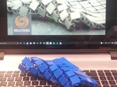 NASA Chainmail Fabric 3D Printer Model