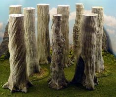 Vegetation B – Giant Tree Trunks 3D Printer Model