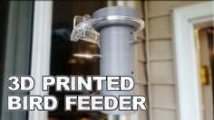 Printed Bird Feeder (Hanging And Post) 3D Printer Model