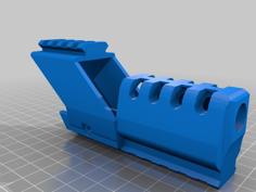 G18C Compensator And Red Dot Rail 3D Printer Model