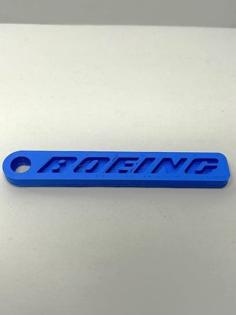 Boeing Keychain 3D Printer Model