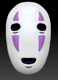 No-Face Mask From SpiritedAway (Wearable If Modified) 3D Printer Model