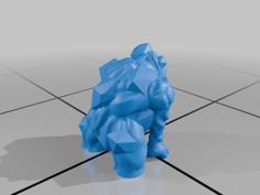 Crystal Golem 3D Printer Model