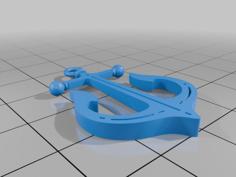 Anchor Pendant 3D Printer Model