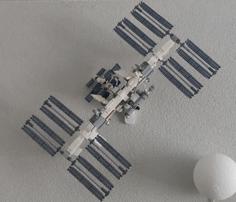 Wall Mount For LEGO® International Space Station 3D Printer Model