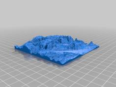 Height Map To STL – Salzburg, Austria 3D Printer Model