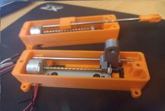 Optical Drive Linear Actuator V2 – With Integrated Limit Switches 3D Printer Model