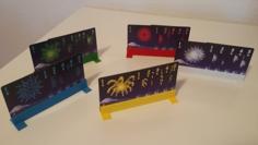 Hanabi Card Holder 3D Printer Model