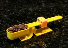 Coffee Spoon-scale – Measure Right From The Scoop! 3D Printer Model