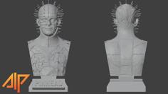 PINHEAD ULTRA-DETAILED PRE-SUPPORTED BUST 3D MODEL 3D Printer Model