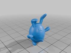 Pokemon Azumarill #184 – Optimized For 3D Printing 3D Printer Model