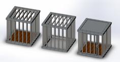 Cube Cage Collection 2 For Tabletop Games 3D Printer Model