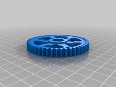 Ultimaker Extruder Gear Upgrade (w/ Bigger Hex Nut Hole) 3D Printer Model