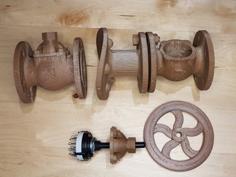 Valves For Steampunk Plumbing 3D Printer Model