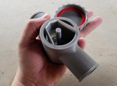 1.5″ Inline Radiator Hose Filter 3D Printer Model