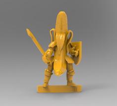 28mm – Banana Knight V2 – Redux ! 3D Printer Model