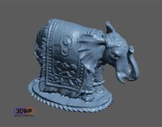 Elephant Sculpture 3D Scan 3D Printer Model