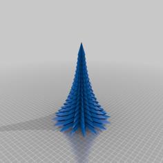 Spiky Christmas Tree (Holed) 3D Printer Model