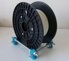 Adjustable Size Filament Spool Holder 3D Printer Model