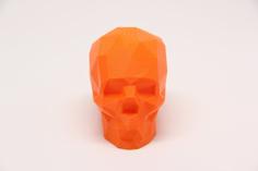 Low Poly Skull 3D Printer Model