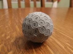 100 Sided Die 3D Printer Model