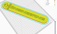 Star Trek Engineering Door Sign 3D Printer Model