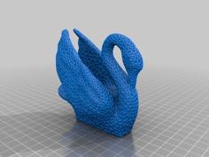 Voronoi Swan 3D Printer Model