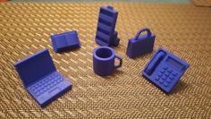 JW Board Game Pieces 3D Printer Model