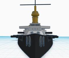 HMS Canopus 3D Printer Model