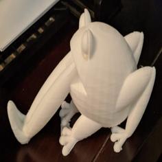 Frog Cell Phone Holder 3D Printer Model