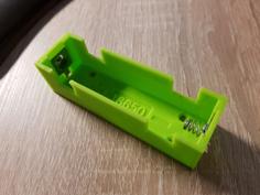 Accu Battery 18650 Holder Hanger 3D Printer Model